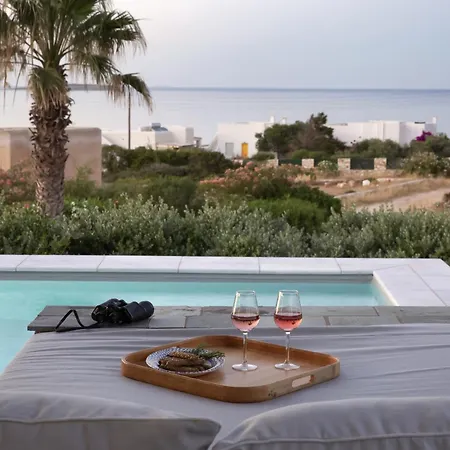 Villa Erato - Ideal Family For 8 - Pool, Sea Views Náoussa
